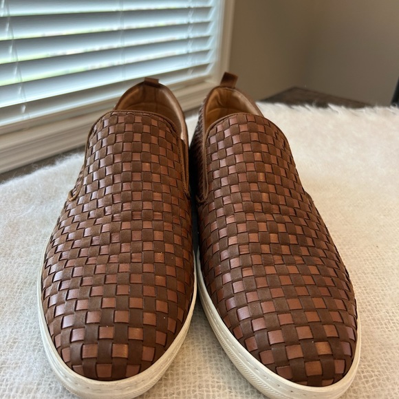 Mezlan Fermi brown Leather Slip On Sneakers- size 13. Made in Spain main image 14